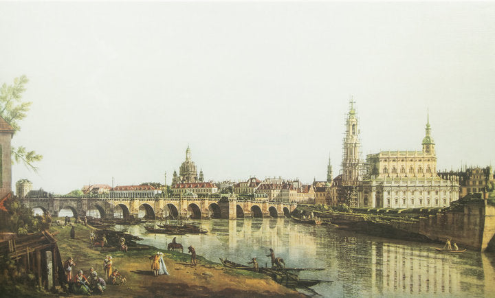 Kunstdruck mit Struktur - Canaletto Bernardo Bellotto - 102*62cm